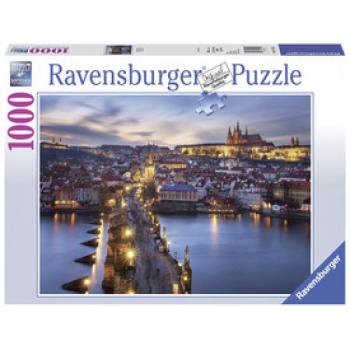 Ravensburger: Puzzle 1000 db - Prága éjjel kép