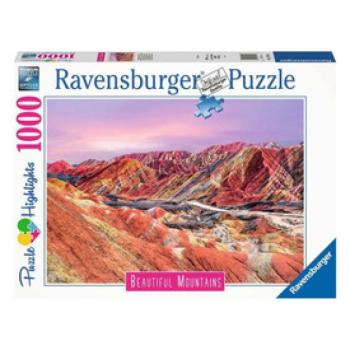 Ravensburger Puzzle 1000 db - Regenbogenberge kép