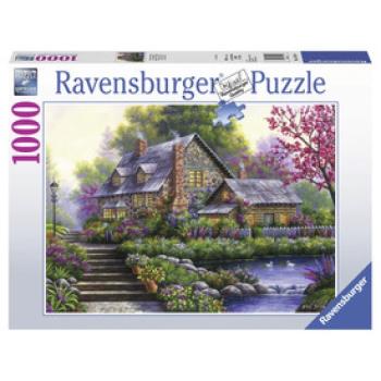 Ravensburger: Puzzle 1000 db - Romantikus kis ház kép