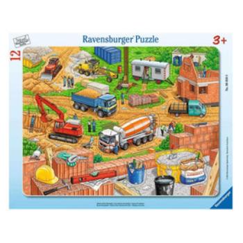 Ravensburger Puzzle 12 db - Munka az építkezésben kép