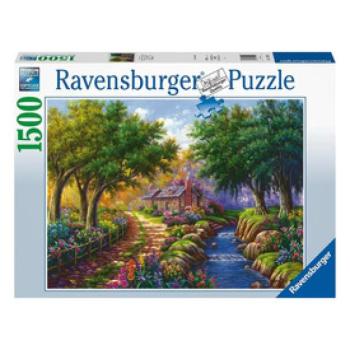 Ravensburger Puzzle 1500 db - Ház a folyónál kép