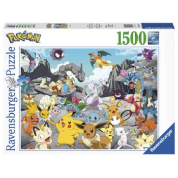 Ravensburger: Puzzle 1500 db - Klasszikus Pokémon kép