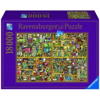 Ravensburger: Puzzle 18 000 db - Varázslatos könyves szekrény kép