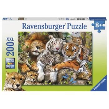 Ravensburger: Puzzle 200 db - Nagymacskák kép