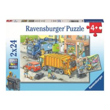 Ravensburger Puzzle 2x24 db - szemétgyűjtés kép