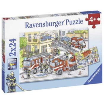 Ravensburger: Puzzle 2x24 db - Tűzoltók kép