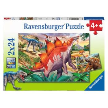 Ravensburger Puzzle 2x24 db - Vadállatok kép