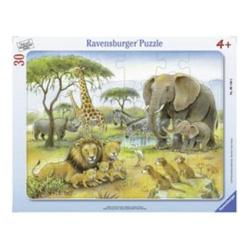 Ravensburger Puzzle 30 db - Afrikai állatvilág kép