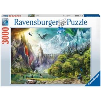 Ravensburger: Puzzle 3000 db - Sárkányok birodalma kép