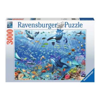 Ravensburger Puzzle 3000 db - Színes víz alatti szórakozás kép