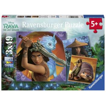 Ravensburger: Puzzle 3x49 db - Raya és az utolsó sárkány kép