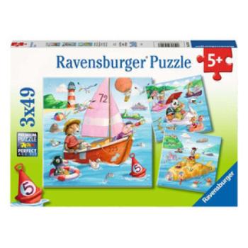 Ravensburger Puzzle 3x49 db - Vízen kép