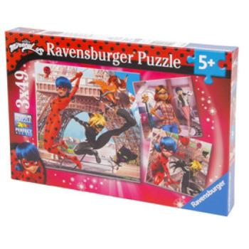 Ravensburger Puzzle 3x49 - Hős katicabogár kép