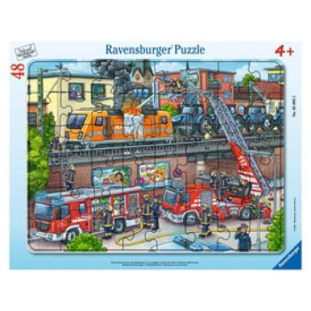 Ravensburger Puzzle 48 db - Tűzoltócsapat kép