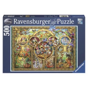 Ravensburger: Puzzle 500 db - Disney család kép