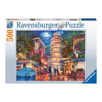 Ravensburger Puzzle 500 db - Esték Pisában kép