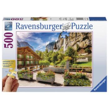 Ravensburger: Puzzle 500 db - Lauterbrunnen kép