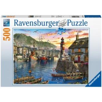 Ravensburger: Puzzle 500 db - Reggeli kikötő kép