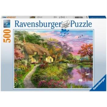 Ravensburger: Puzzle 500 db - Vidéki házikó kép