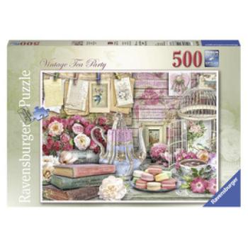 Ravensburger: Puzzle 500 db - Vintage tea party kép