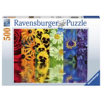 Ravensburger: Puzzle 500 db - Virágsávok kép
