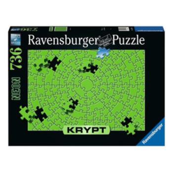 Ravensburger Puzzle 736 db - Krypt Neon zöld kép