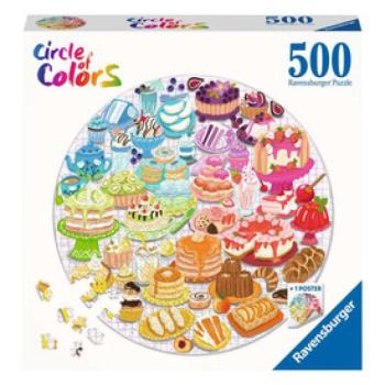 Ravensburger Puzzle kör 500 db - Desszertek kép