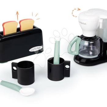 Reggeliző szett kenyérpirítóval Tefal Breakfast Set Smoby kávéfőzővel csészékkel és kiskanalakkal kép