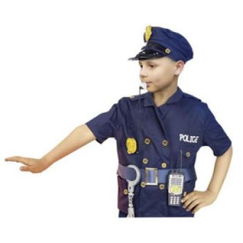 Rendőr jelmez: kabát és 6 kiegészítő kép