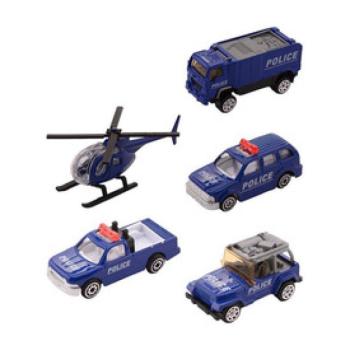 Rendőrségi fém jármű - 1:64, többféle kép
