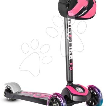 Roller T5 smarTrike világító kerekekkel és táskával és magasságilag állítható kormánnyal teherbírása 50 kg rózsaszín kép