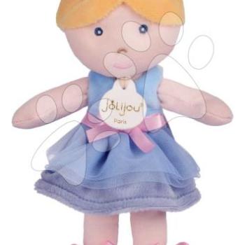 Rongybaba balerina My Ballerina Doll Blue Jolijou 25 cm kék szoknyában puha textilből 12 hó-tól kép