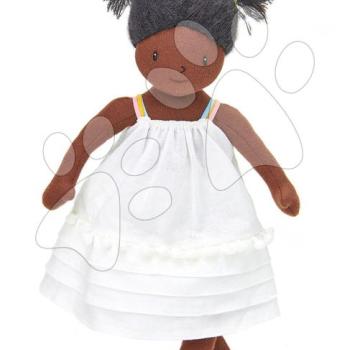 Rongybaba Esme Rag Doll ThreadBear 35 cm pihe-puha pamutból fekete hajkoronával kép