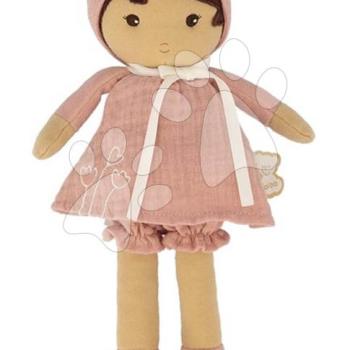 Rongybaba kisbabáknak Amandine Doll Tendresse Kaloo 25 cm rózsaszín ruhácskában puha textilből 0 hó-tól kép