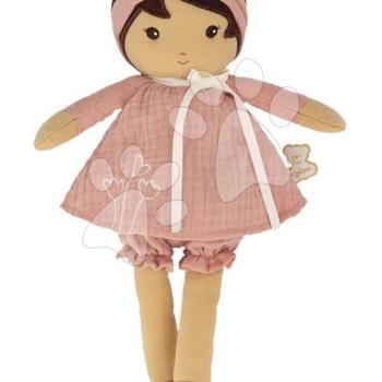 Rongybaba kisbabáknak Amandine Doll Tendresse Kaloo 32 cm rózsaszín ruhácskában puha textilből 0 hó-tól kép
