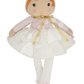 Rongybaba kisbabáknak Valentine Doll Tendresse Kaloo 80 cm fehér ruhácskában puha textilből 0 hó-tól kép
