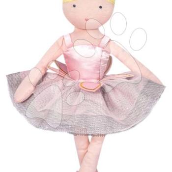 Rongybaba Margot My Little Ballerina Jolijou 35 cm rózsaszín-ezüst ruhácska szoknyával puha textilanyagból 4 évtől kép