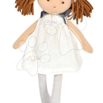 Rongybaba Nina Having Fun Jolijou 30 cm barna hajjal fehér ruhában puha textilből 5 évtől kép