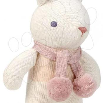 Rongybaba nyuszi Baby Threads Cream Bunny Rattle ThreadBear 22 cm krémszinű puha pamutból 0 hó-tól kép