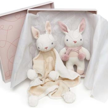 Rongybaba nyuszik Baby Threads Cream Bunny Gift Set ThreadBear krémszínű puha pamutból ajándékcsomagolásban 0 hó-tól kép