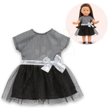 Ruhácska Evening Dress Black and Grey Ma Corolle 36 cm játékbabának 4 évtől kép