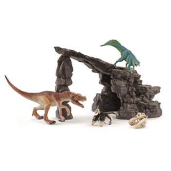 Schleich Dinoszaurusz készlet barlanggal kép