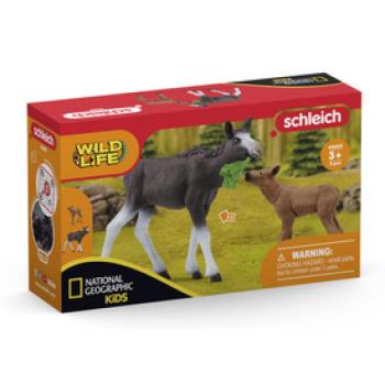 Schleich jávorszarvas borjúval (natgeo) kép