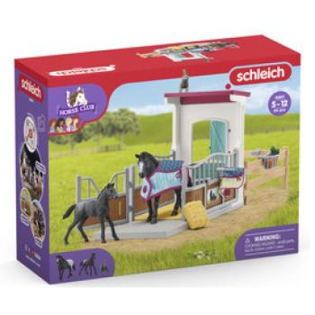 Schleich ló box kancával és csikóval kép