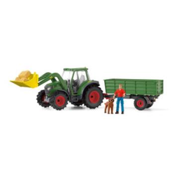 Schleich traktor utánfutóval kép