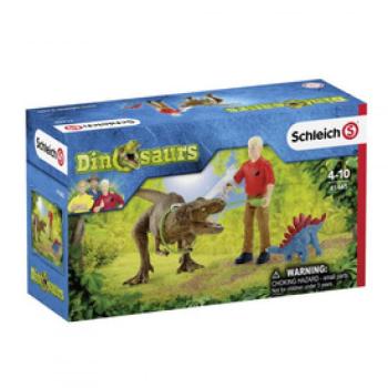 Schleich Tyrannosaurus rex támadás kép