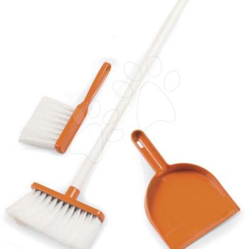 Seprű és lapát takarításhoz Aqua Clean Smoby narancssárga 3-részes kép