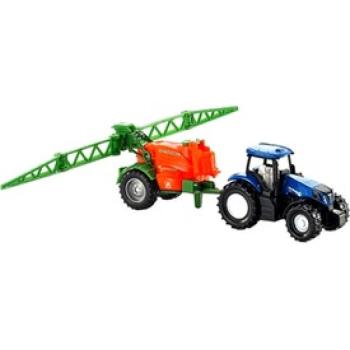 SIKU New Holland traktor - utánfutó 1:87 - 1668 kép