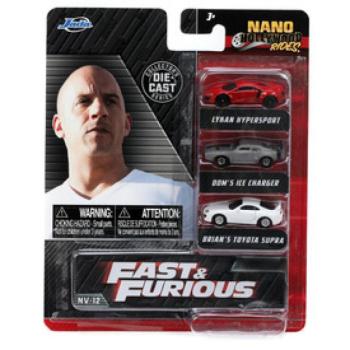 Simba: Fast   Furious 3-Pack Nano Cars Wave 4 kép