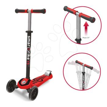 smarTrike gyerek roller T5 T-lock rendszer 3 éves kortól 2010500 piros kép